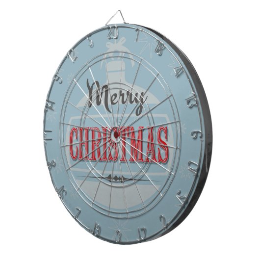 Weihnachtsdesign Dartscheibe (Vorderseite rechts)