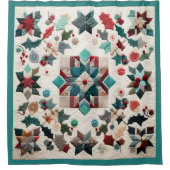 Weihnachtsdesign Duschvorhang (Vorderseite)