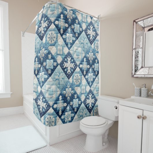 Weihnachtsdesign Duschvorhang (Beispiel)