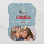 Weihnachtsdesign Feiertagskarte (Vorne/Hinten)