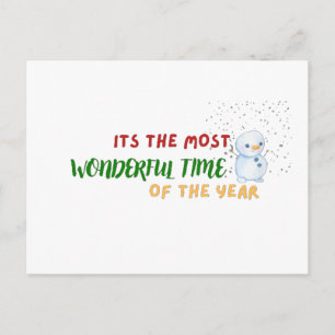 Weihnachtsdesign Feiertagspostkarte