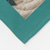 Weihnachtsdesign Fleecedecke (Ecke)