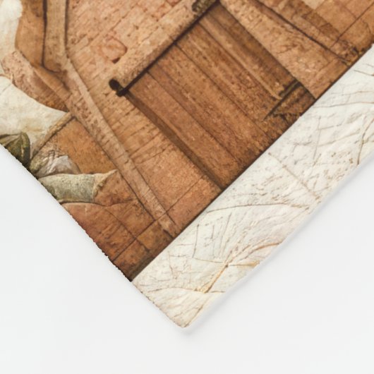 Weihnachtsdesign Fleecedecke (Ecke)