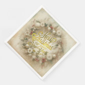 Weihnachtsdesign für das Urlaubspapier Napkin Serviette (Ecke)