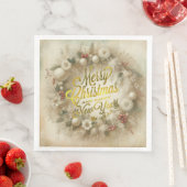 Weihnachtsdesign für das Urlaubspapier Napkin Serviette (Beispiel)