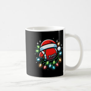 Weihnachtsdesign für Männer Jungen Football Kaffeetasse