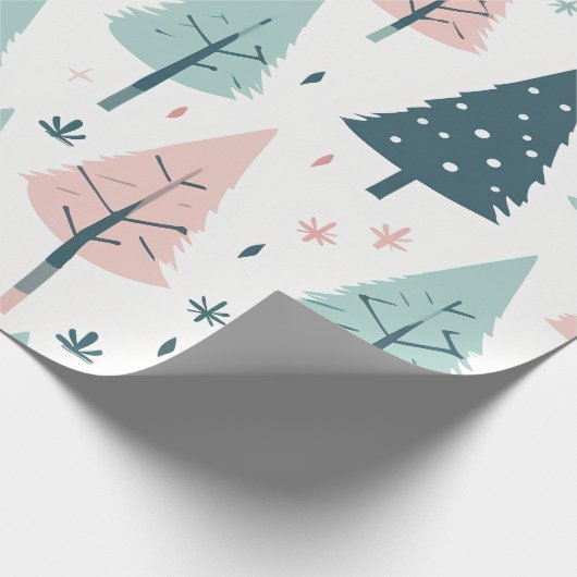 Weihnachtsdesign Geschenkpapier (Ecke)