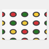 Weihnachtsdesign Geschenkpapier Set (Vorderseite 2)