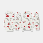 Weihnachtsdesign Geschenkschachtel (Ungefaltet)