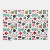 Weihnachtsdesign Geschirrtuch (Horizontal)