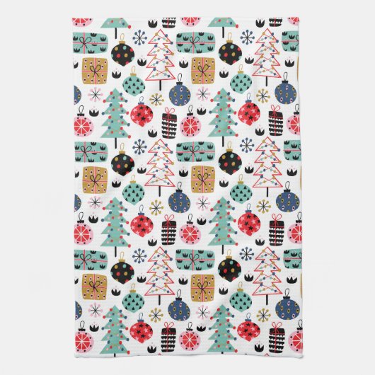 Weihnachtsdesign Geschirrtuch (Vertikal)