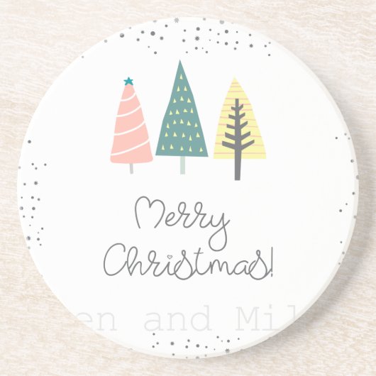 Weihnachtsdesign Getränkeuntersetzer (Vorne)