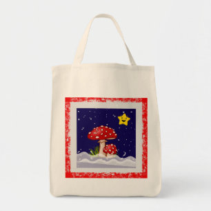 Weihnachtsdesign in verschiedenem Stil Tragetasche