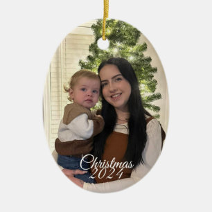 Weihnachtsdesign Keramik Ornament