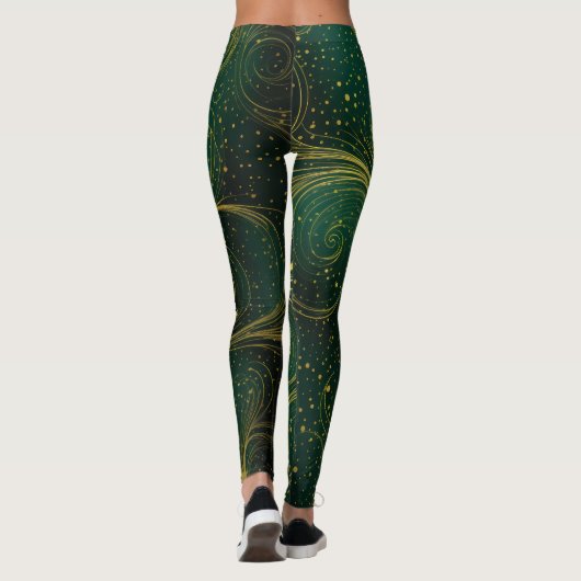 Weihnachtsdesign-Leggings Leggings (Rückseite)