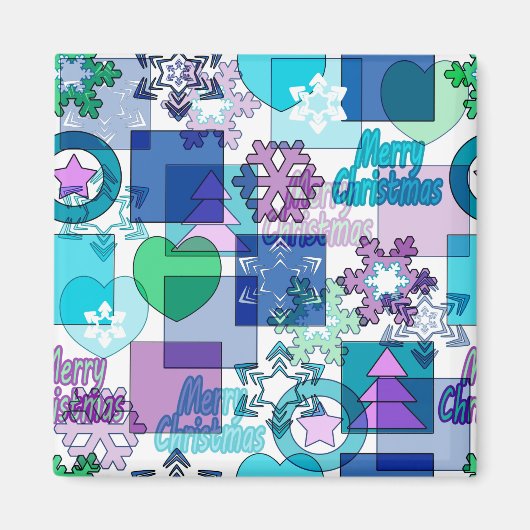 Weihnachtsdesign Magnet (Vorne)