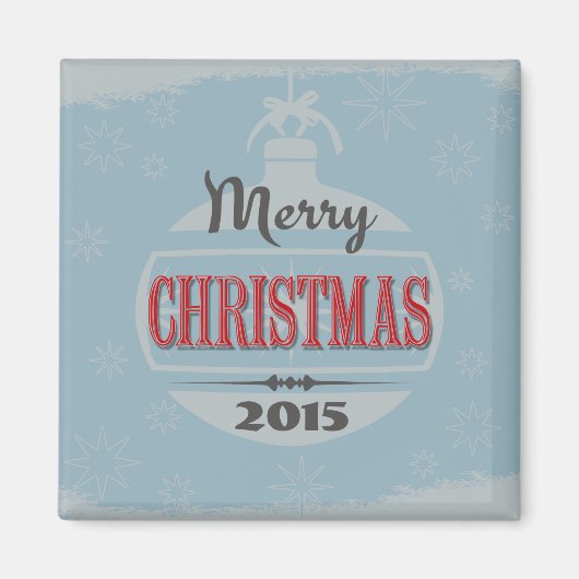 Weihnachtsdesign Magnet (Vorne)
