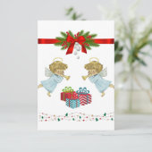 Weihnachtsdesign mit Engeln (Stehend Vorderseite)