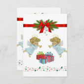 Weihnachtsdesign mit Engeln (Vorne/Hinten)