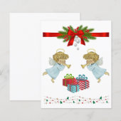 Weihnachtsdesign mit Engeln (Vorne/Hinten)