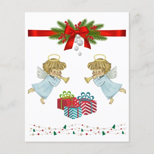 Weihnachtsdesign mit Engeln (Vorderseite)