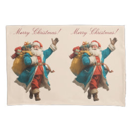 Weihnachtsdesign mit personalisiertem Vintage-Weih Kissenbezug