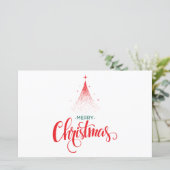 Weihnachtsdesign mit Sternen (Stehend Vorderseite)