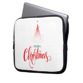 Weihnachtsdesign mit Sternen Laptopschutzhülle (Vorderseite Links)