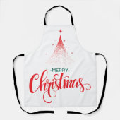 Weihnachtsdesign mit Sternen Schürze (Vorderseite)
