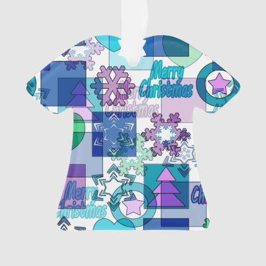 Weihnachtsdesign Ornament (Vorderseite)