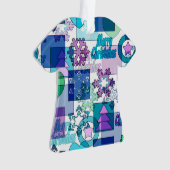 Weihnachtsdesign Ornament (Vorderseite)