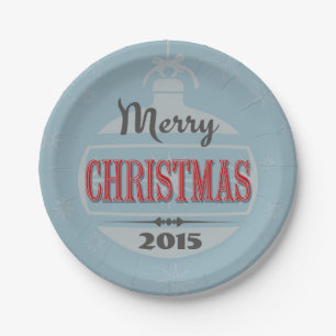 Weihnachtsdesign Pappteller