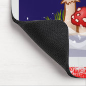 Weihnachtsdesign Pilze Mousepad (Ecke)