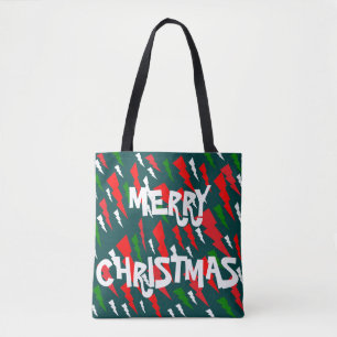 Weihnachtsdesign rot und grün-weiß tasche