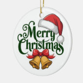 Weihnachtsdesign-Schmuck Keramik Ornament (Links)