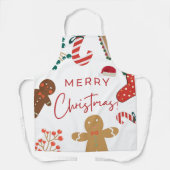 Weihnachtsdesign Schürze (Vorderseite)