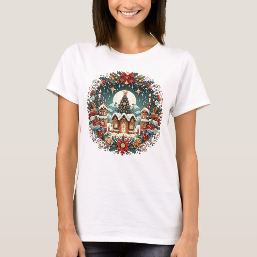 Weihnachtsdesign T-Shirt (Vorderseite)