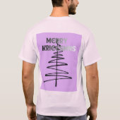 Weihnachtsdesign T-Shirt (Rückseite)
