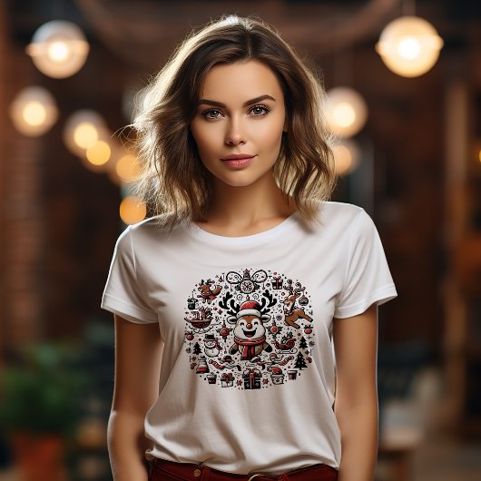 Weihnachtsdesign-T - Shirt