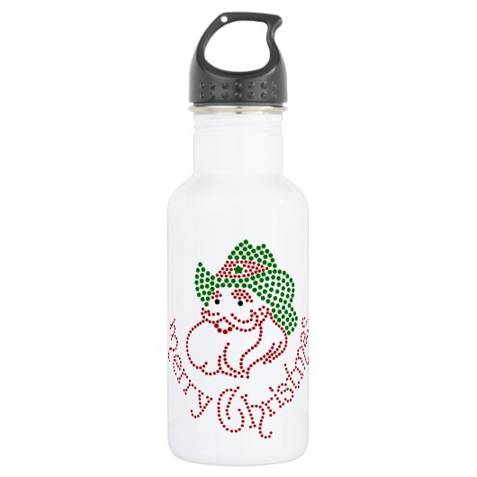 Weihnachtsdesign Trinkflasche (Vorderseite)