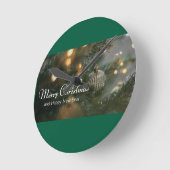 Weihnachtsdesign-Uhren Runde Wanduhr (Winkel)