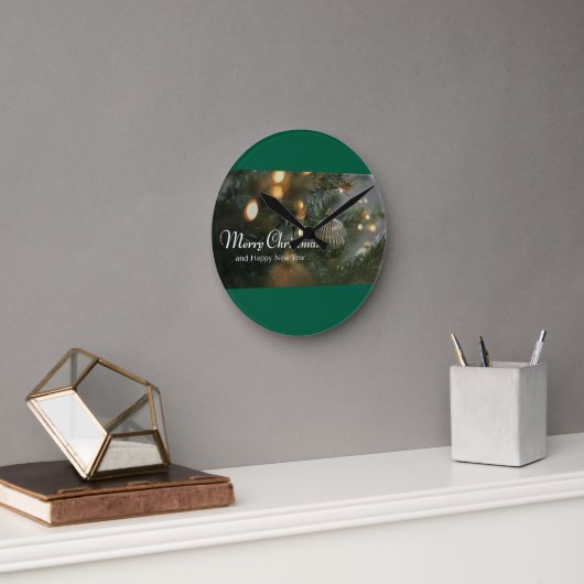 Weihnachtsdesign-Uhren Runde Wanduhr (Büro)