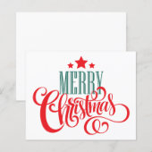 Weihnachtsdesign und Sterne (Vorne/Hinten)