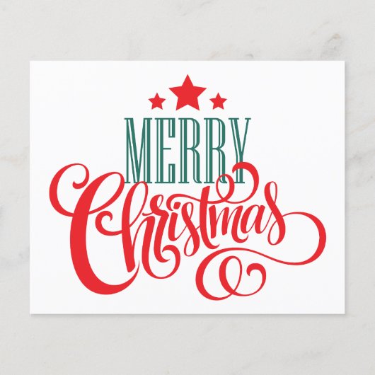 Weihnachtsdesign und Sterne (Vorderseite)
