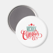 Weihnachtsdesign und Sterne Magnet (Vorderseite/Rückseite)