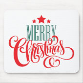 Weihnachtsdesign und Sterne Mousepad (Vorne)