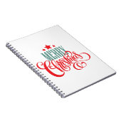 Weihnachtsdesign und Sterne Notizblock (Rechte Seite)