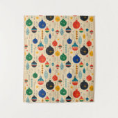 Weihnachtsdesign Wandteppich (Vorderseite)