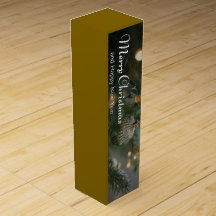 Weihnachtsdesign-Weingeschenkboxen