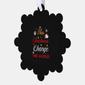 Weihnachtsdesign zum Verkauf. Ornament Karte (Linke Ecke)